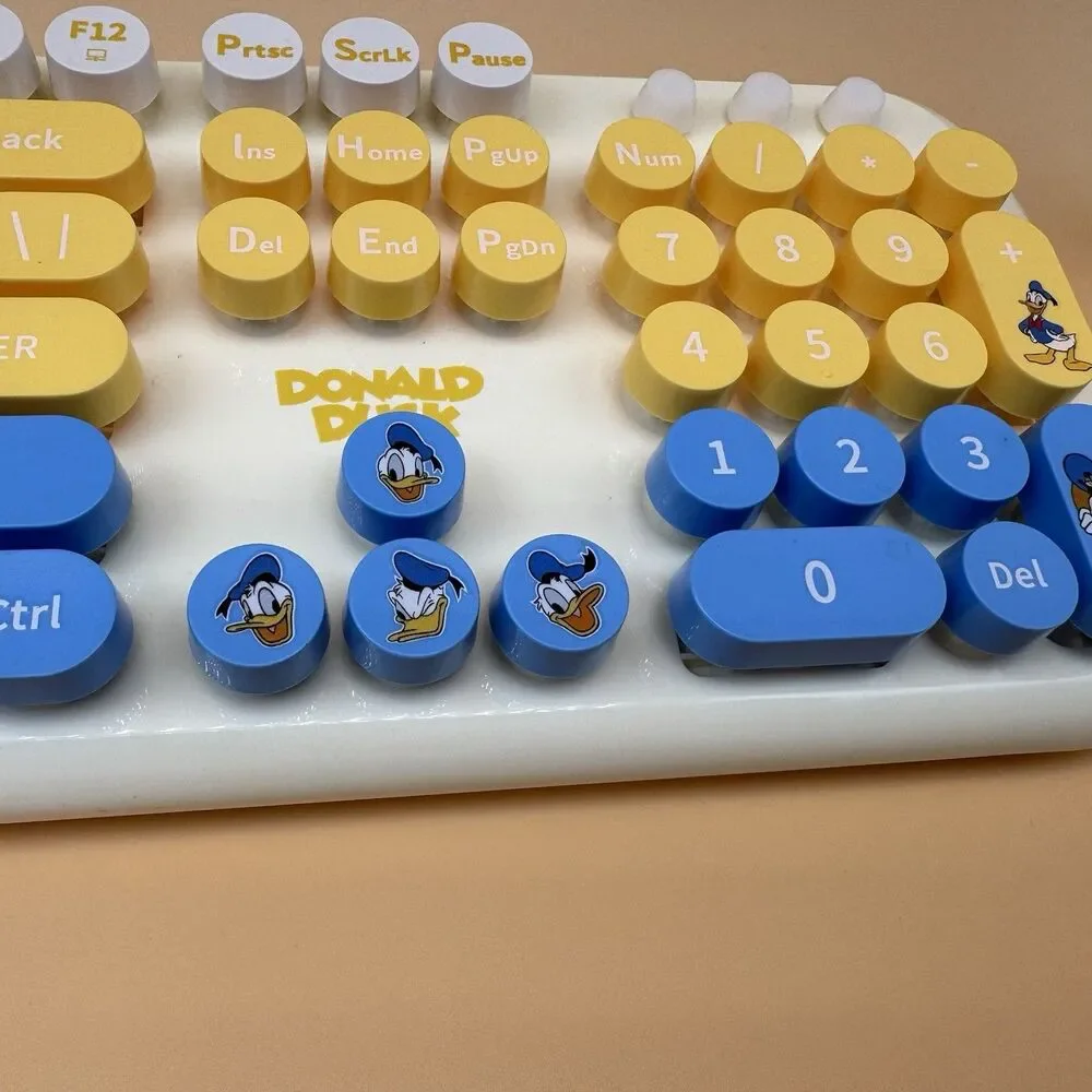 Disney Donald Duck 90th Anniversary Wireless Keyboard & Mouse Set Tested Works